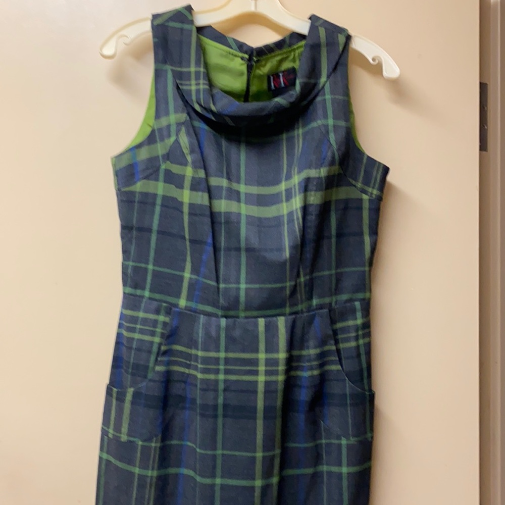 Vintage plaid dress